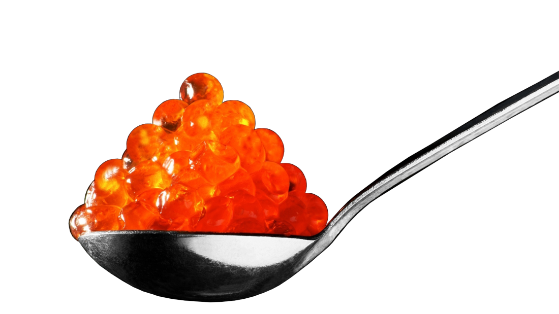 Ложка с икрой
